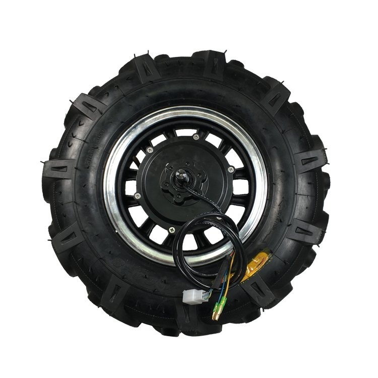 M 500w Low Speed 7.5km/h 16 Inch Tractor Tire Geared Electric Wheelbarrow Hub Motor