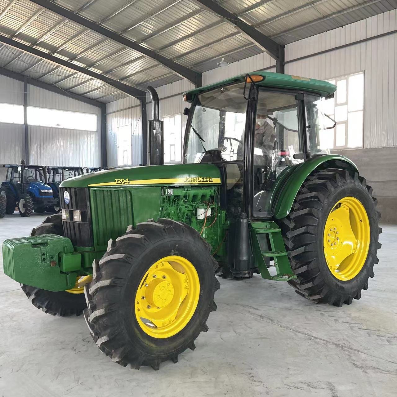 JD 1204 Suitable Price 4x4 Farming Machinery 120hp Tractor Used Farms Agriculture Tractors and Machine for Sale with Price