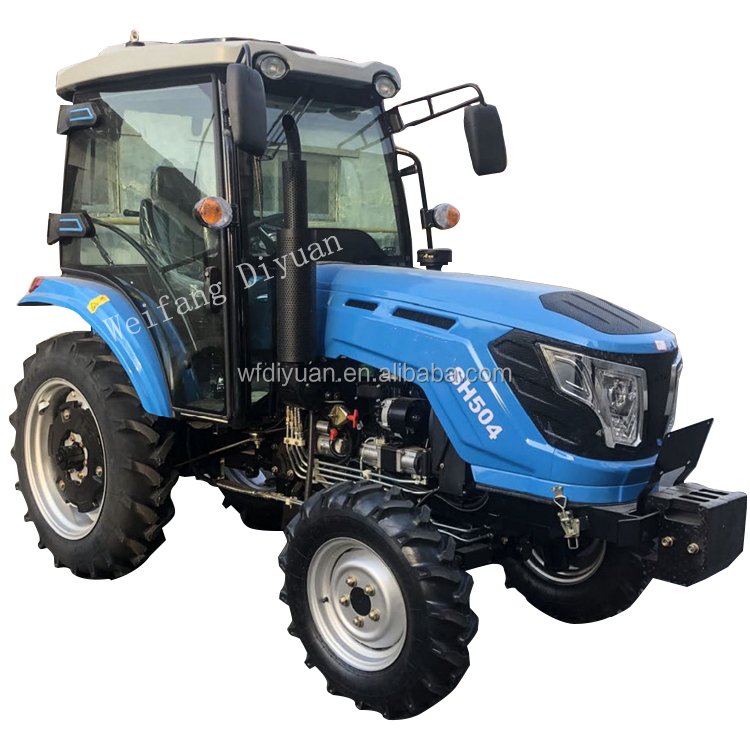 China 4*4 TE704 Mini Tractors Lawn Mower Agricultural Machinery Farming Equipment