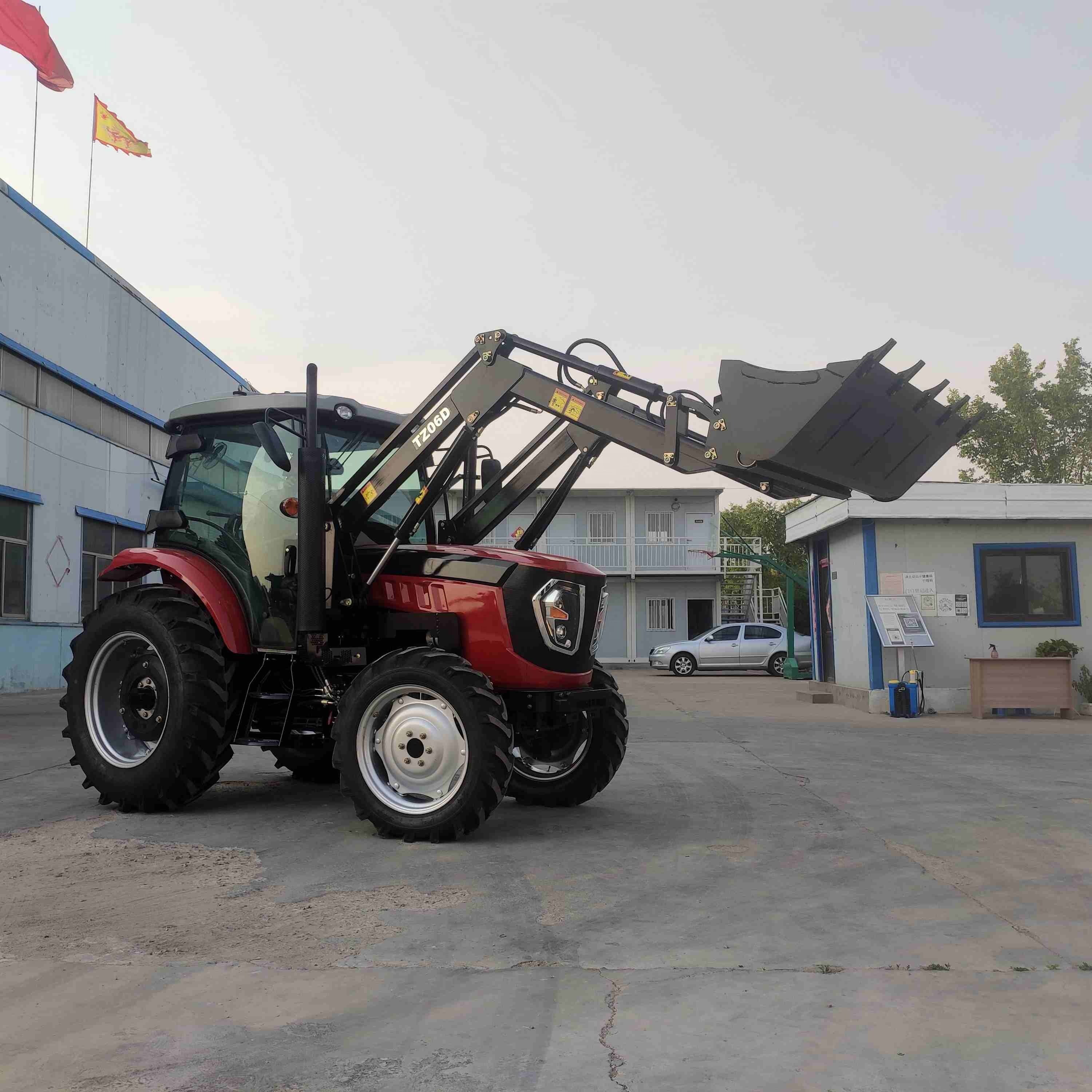 High Quality Price 100hp 4wd Cabin Farm Agricultural Wheel Tractor