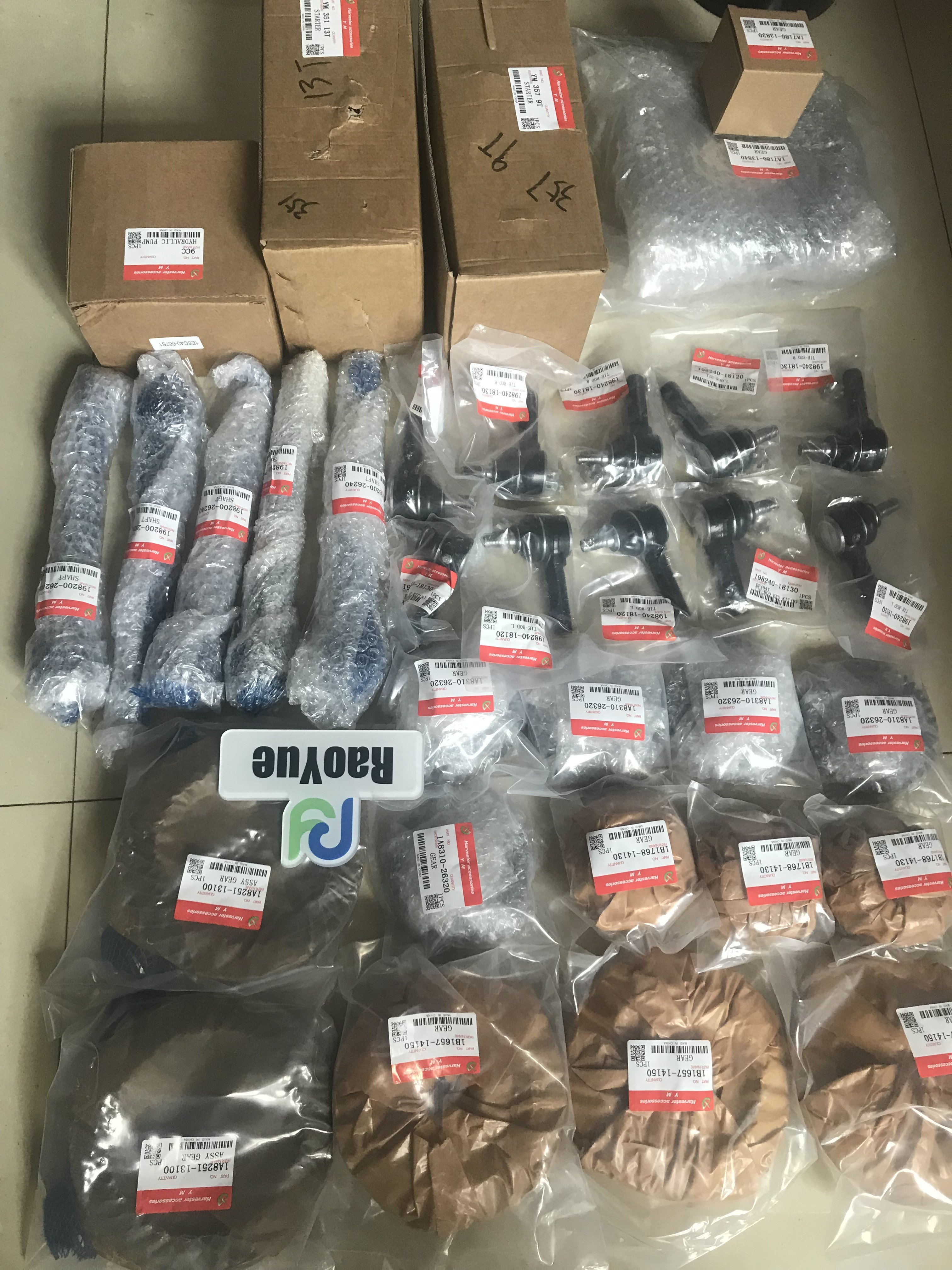 Agricultural Machinery Spare Parts Ef393t Ef393 393 Tractor 1A8310-12510 1A8310-12550 TIRE ROD END KIT RL for Yanma