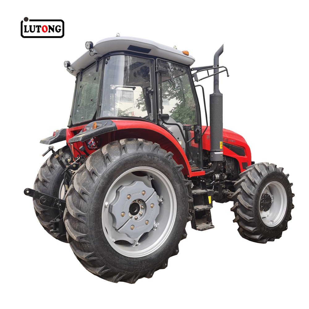 4WD Agricultural Equipment 140HP Farm Tractors Used Mini Wheel Tractor 80HP Rated Power New Crawler Drive Type Engine Gearbox