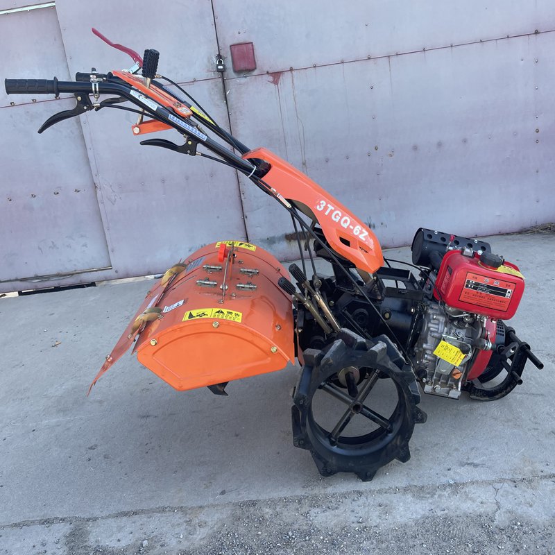 Falath New Design 20hp 25 hp Garden Walking Tractor for Sale Rotary Cultivator Direct-connected Four-wheel Drive Power Tiller