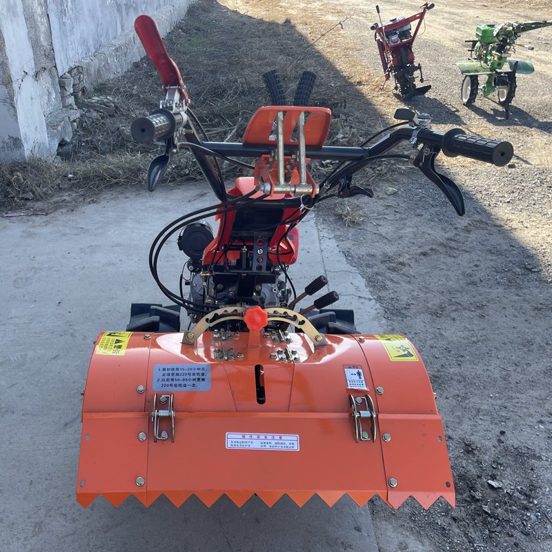 Falath New Design 20hp 25 hp Garden Walking Tractor for Sale Rotary Cultivator Direct-connected Four-wheel Drive Power Tiller