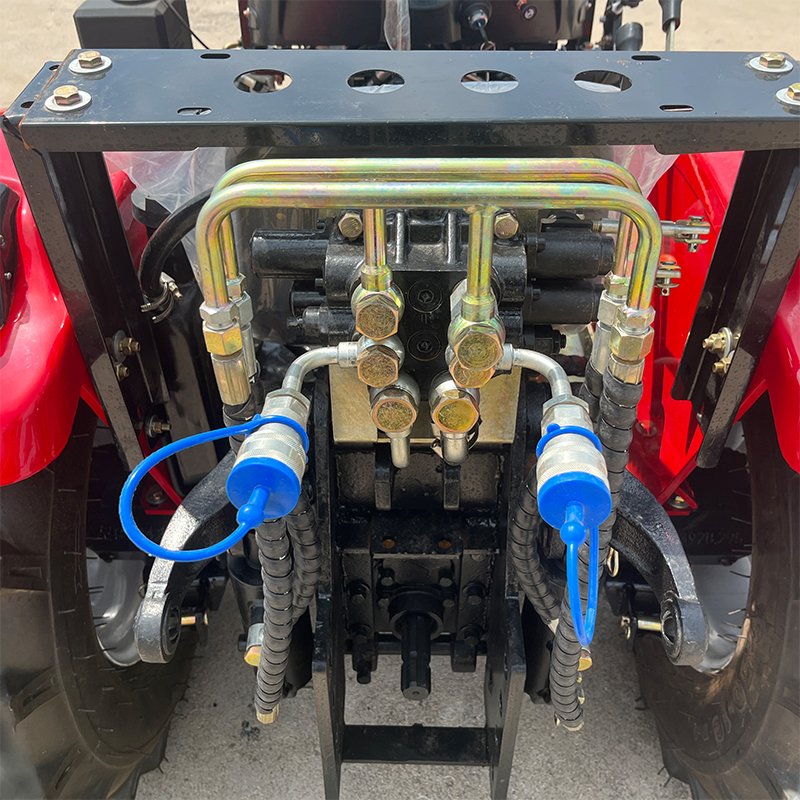 50HP 4WD Wheel Tractor for Low Profile Greenhouses Mini Tractor with Engine Motor Pump Gear Gearbox Bearing Indoor Farming