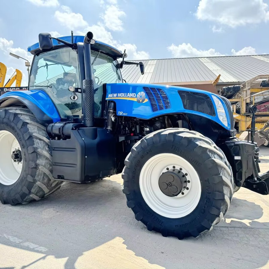 New Holland T8.360 Agricultural Equipment Used Core Engine Farm Tractor with Low Hours 200Hp 300Hp 400Hp Super Cheap