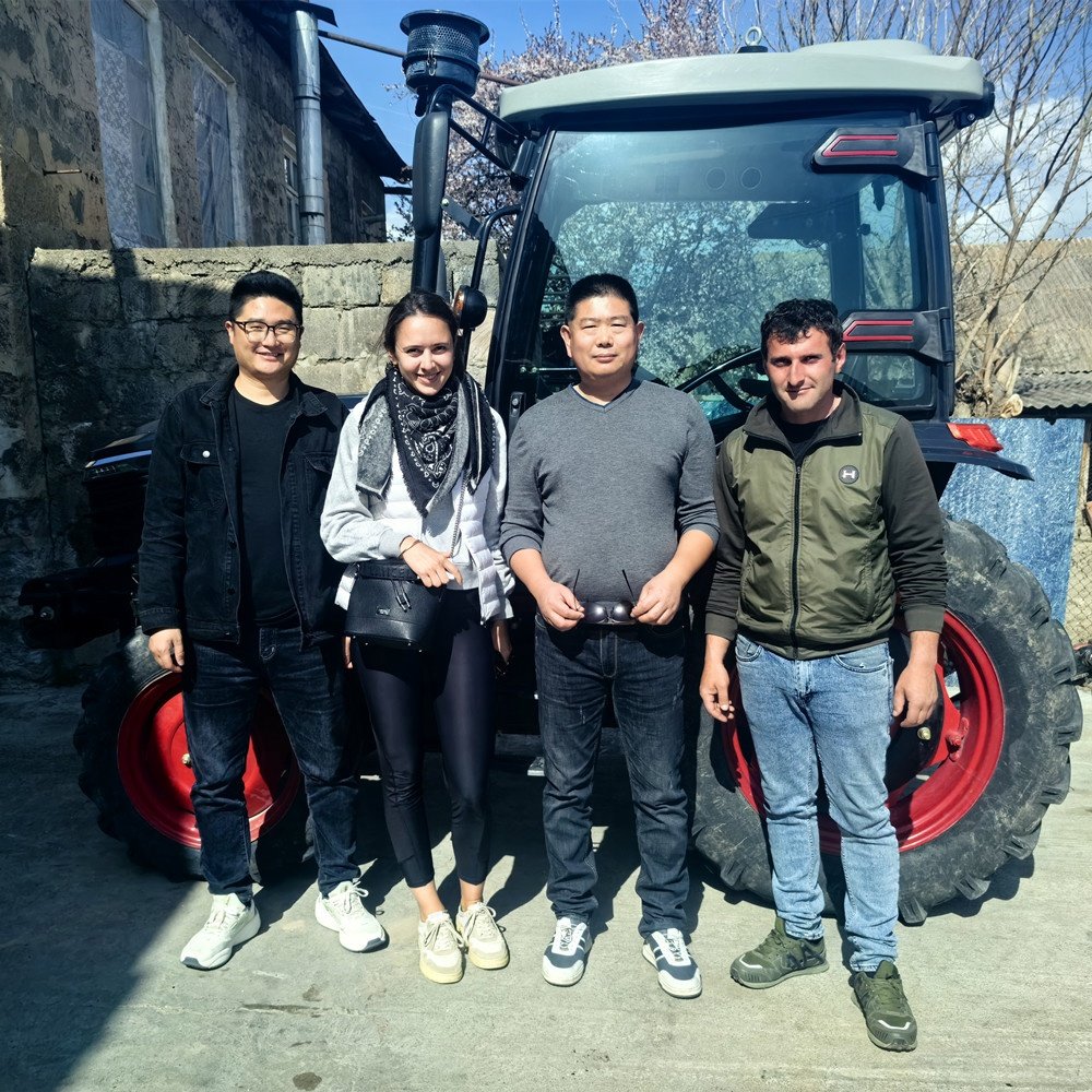 TAVOL 70HP 4WD Wheel Tractor Farm Equipment with Core Components Engine Motor Pump Gear Gearbox Bearing