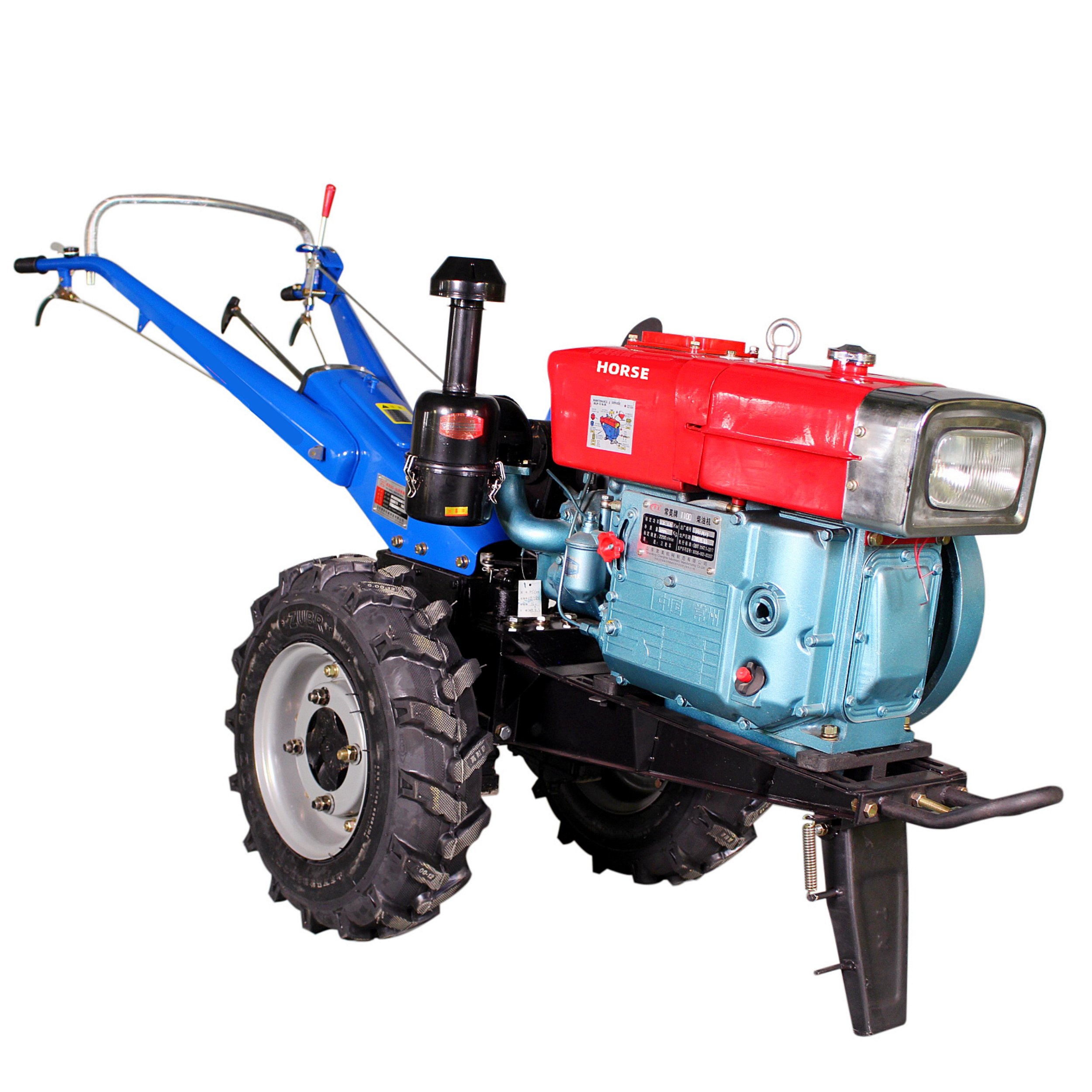 Two Wheel South Africa Walk Behind 8hp 22 hp 24 hp Walking Hand Tractor with Water Pump Pto