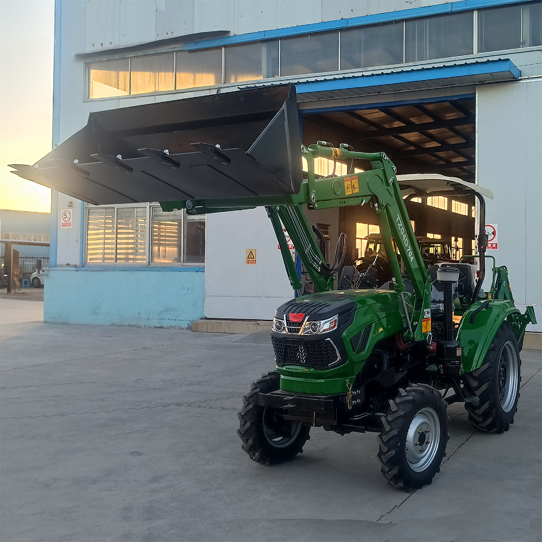 Mini Farm Tractor Agricultural With Attachments Tractors With Front End Loader Tractor Rear Backhoe