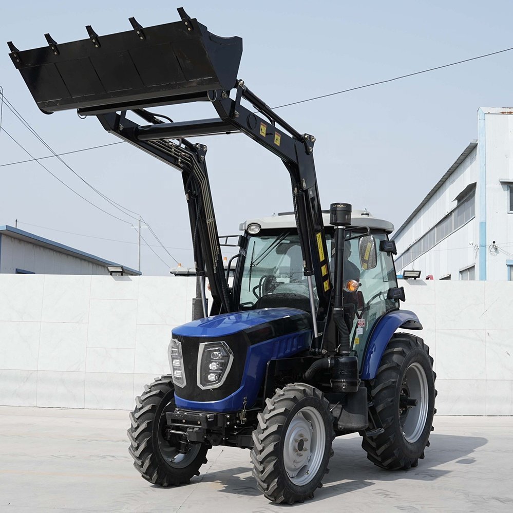 Mini Farm Tractor Agricultural With Attachments Tractors With Front End Loader Tractor Rear Backhoe