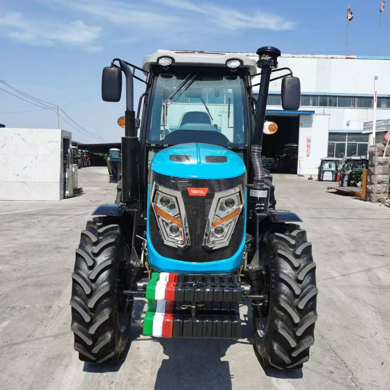 Hot Sale 4x4 120hp Compact Farm Agriculture Tractors New & Used Diesel Engine Long Service Life YTO Motor 4WD Wheel Tractor