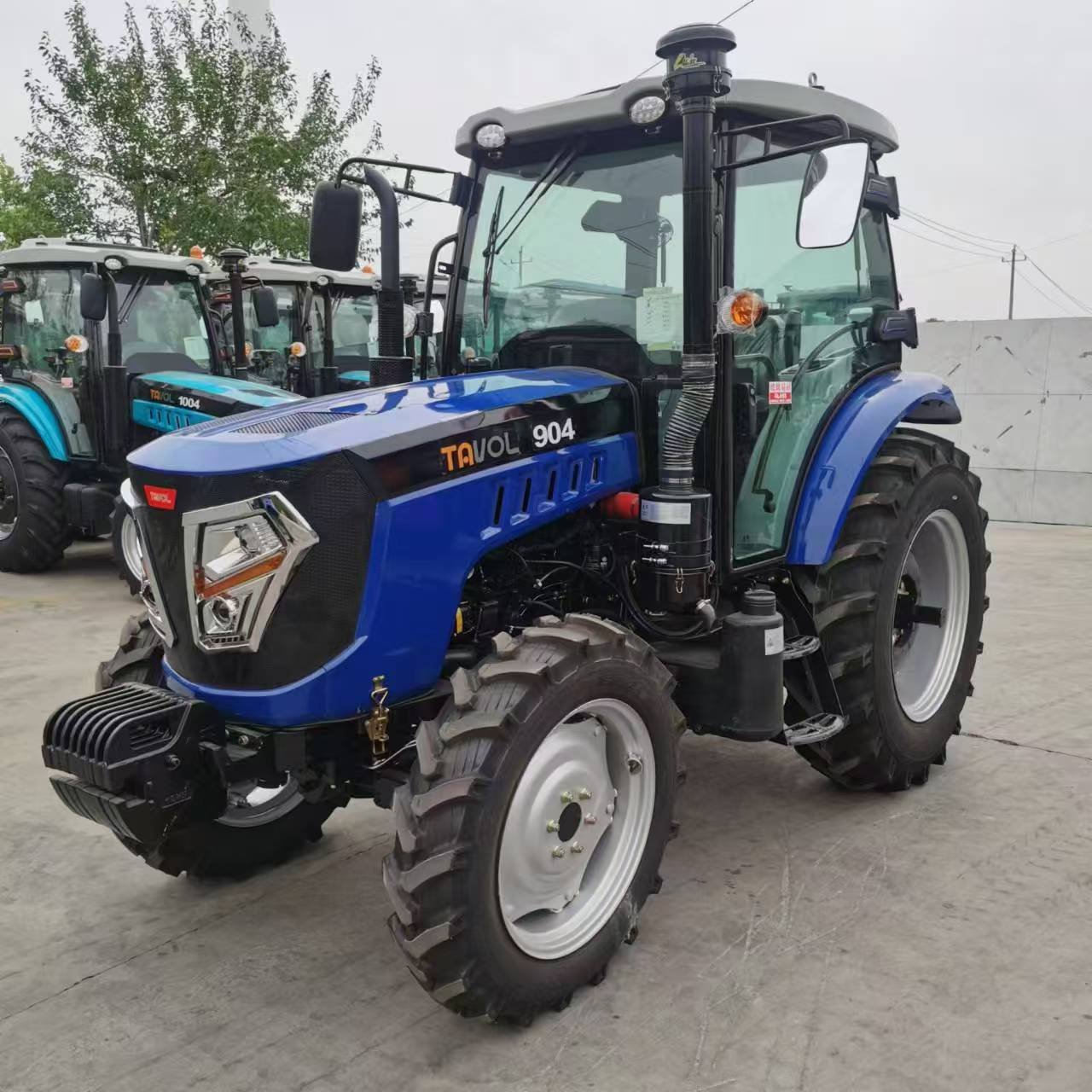 Hot Sale 4x4 120hp Compact Farm Agriculture Tractors New & Used Diesel Engine Long Service Life YTO Motor 4WD Wheel Tractor