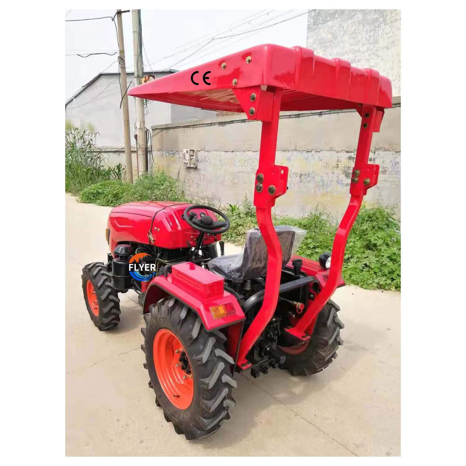 Agricultural Equipment 25hp Farm Tractor 3 Cylinder 4wd Small Mini Tractors with Sunshade for Sale