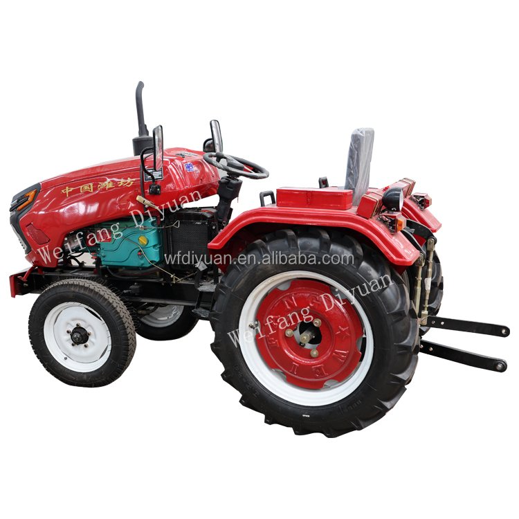 China 18hp Mini Tractor Lawn Mowers Agricultural Machinery Equipment Backhoe Loader