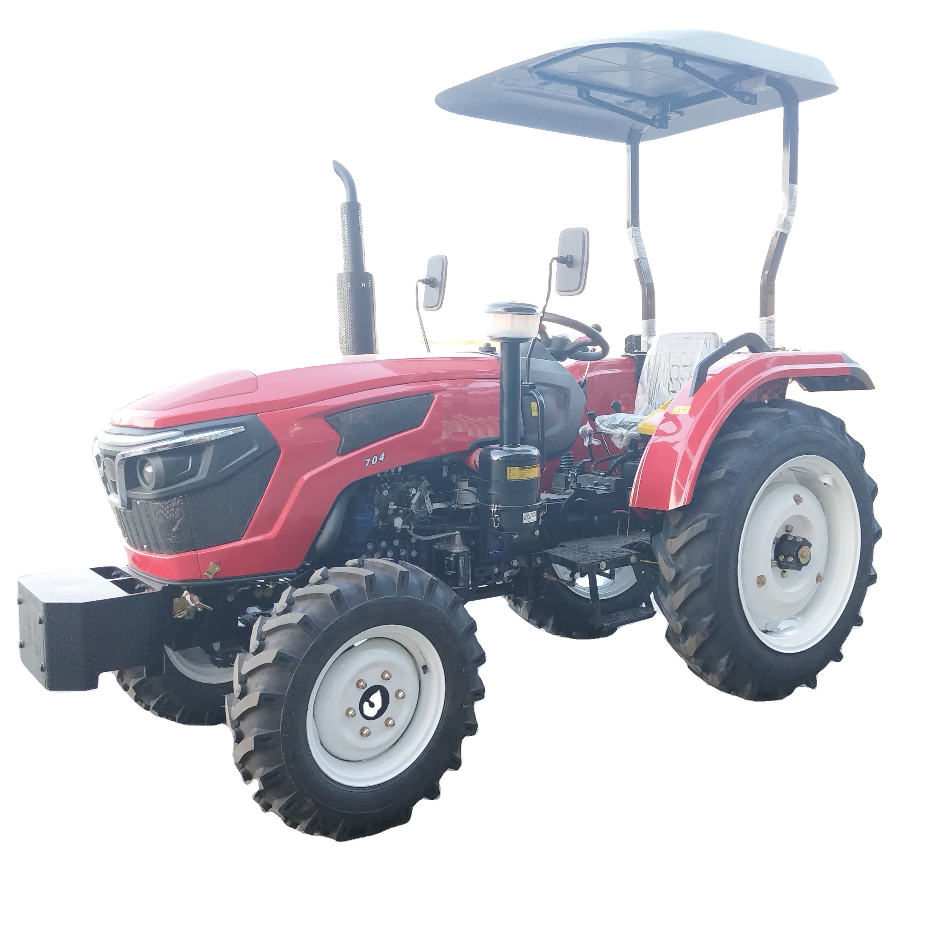 Quality Mini Wheel Tractor 4x4 Compact Farm Tractor Agriculture Machine With Front Loader