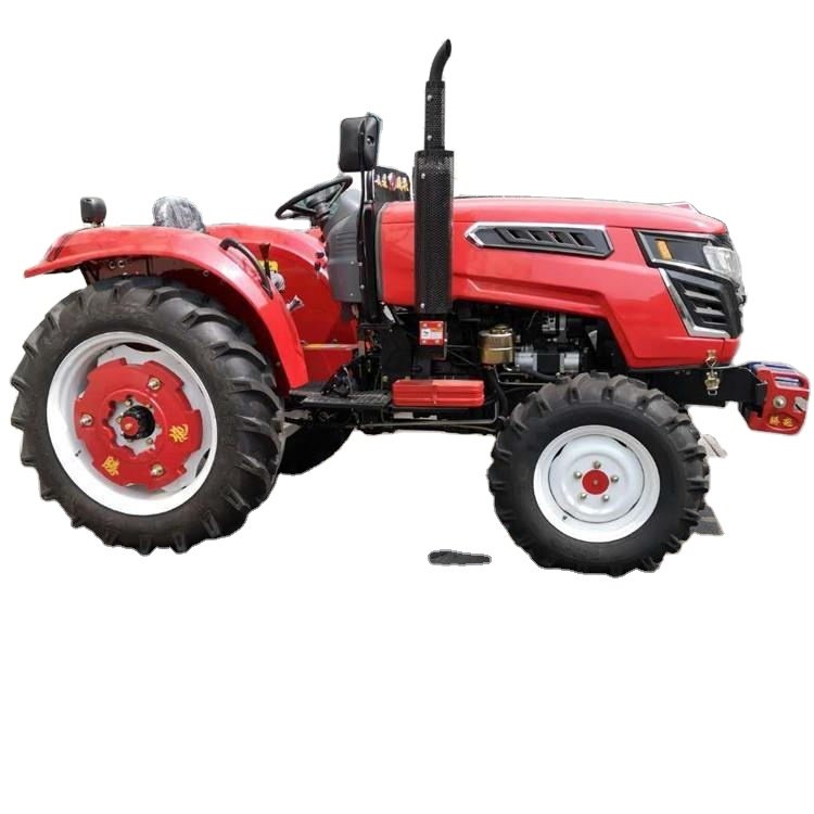 2024 New 35HP Small Wheel 4wd Tractor with Plough Attachment for Sale Farm Tractor with Loader and Backhoe