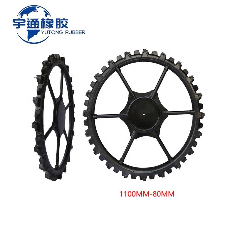 YT Factory Supply Agricultural Sprayer Tyres 970*80mm Solid Rubber Wheel Tyres for Kubota Tractor Tyres