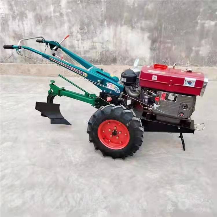 Farming Mini Walking Tractor Pice Two Wheel 15HP 18HP 20HP 22 hp Hand Held Walk Behind Tractor for Corn Harvester