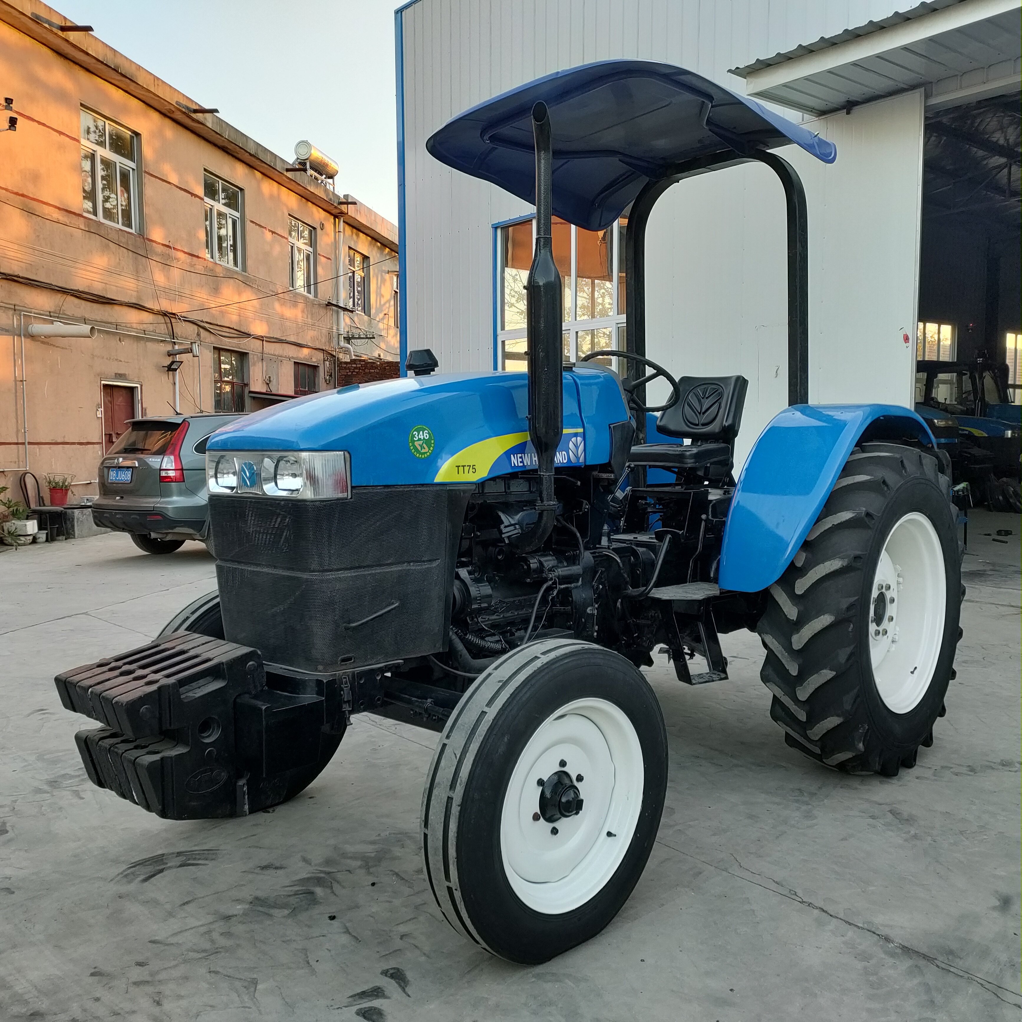 Used Original TT75 75HP 2WD Tractors for Agriculture Second-hand New Hollands Used Tractor