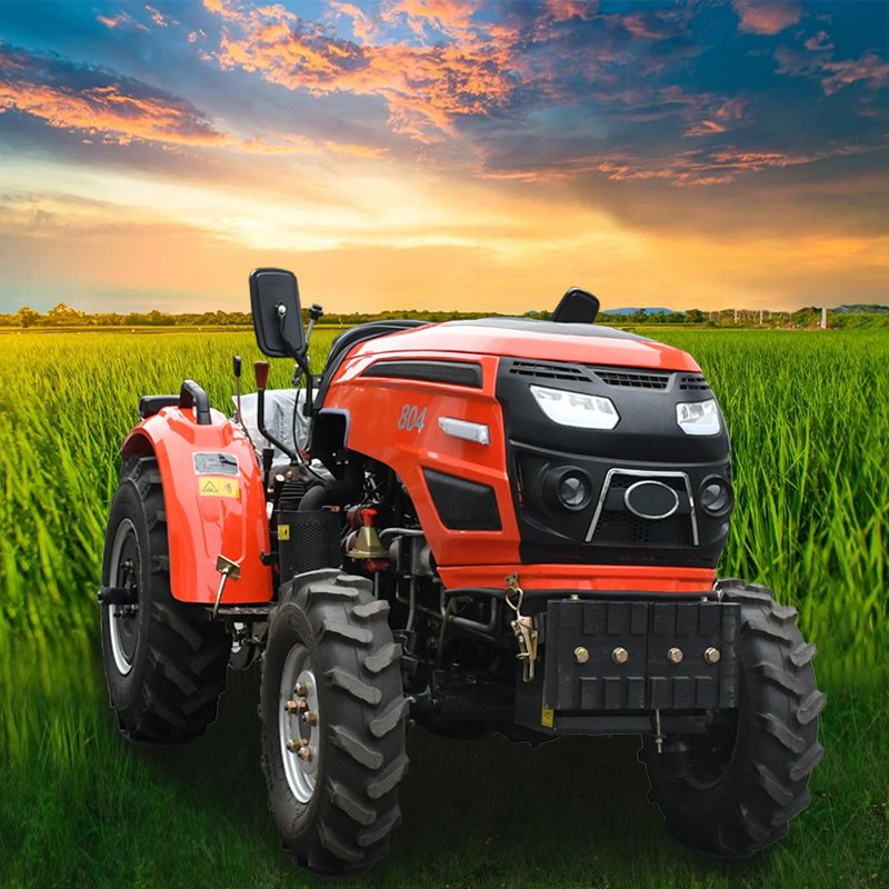 Mini Tractor 50 60 70 80 90 100 hp 4 Wheel Drive 4wd Farming Agriculture Compact diesel Farm Tractores Agricolas Tractor