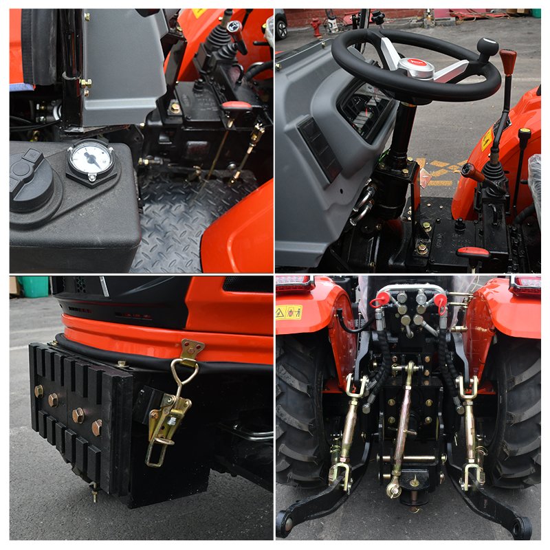Mini Tractor 50 60 70 80 90 100 hp 4 Wheel Drive 4wd Farming Agriculture Compact diesel Farm Tractores Agricolas Tractor