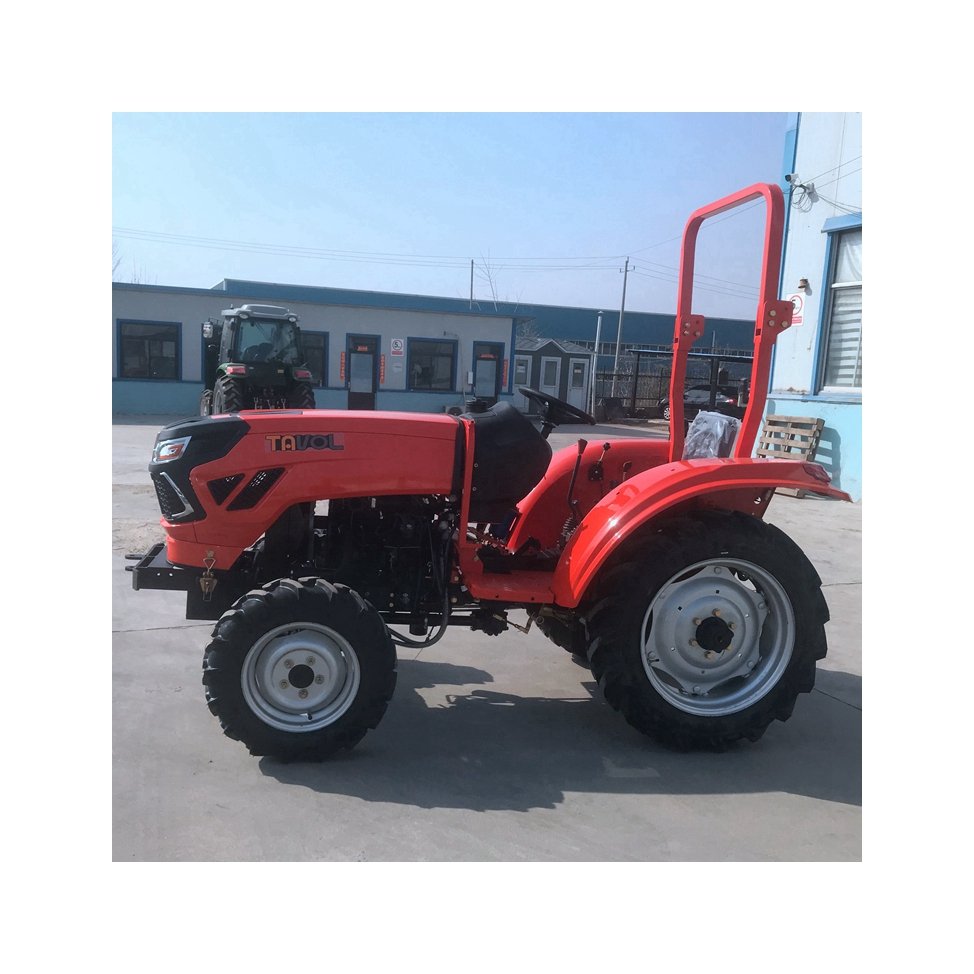 4WD Agricultural Farm Tractor with 4 Wheels Core Components Including Engine and Gearbox
