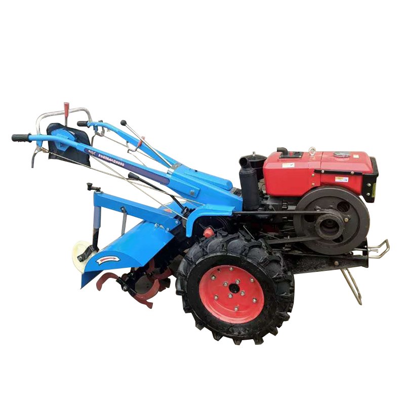 Farm Small Mini Hand Power Tiller Agricultural Machinery Parts Tractors Set Walk Behind 2 Wheel Tractor Implement