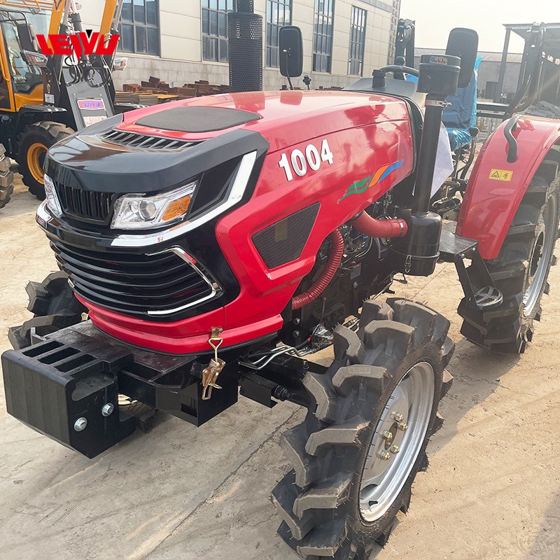 Factory Hot Sale Tractor 70hp 80hp Wheel Tractors for Multifunctional Agricultural Greenhouse
