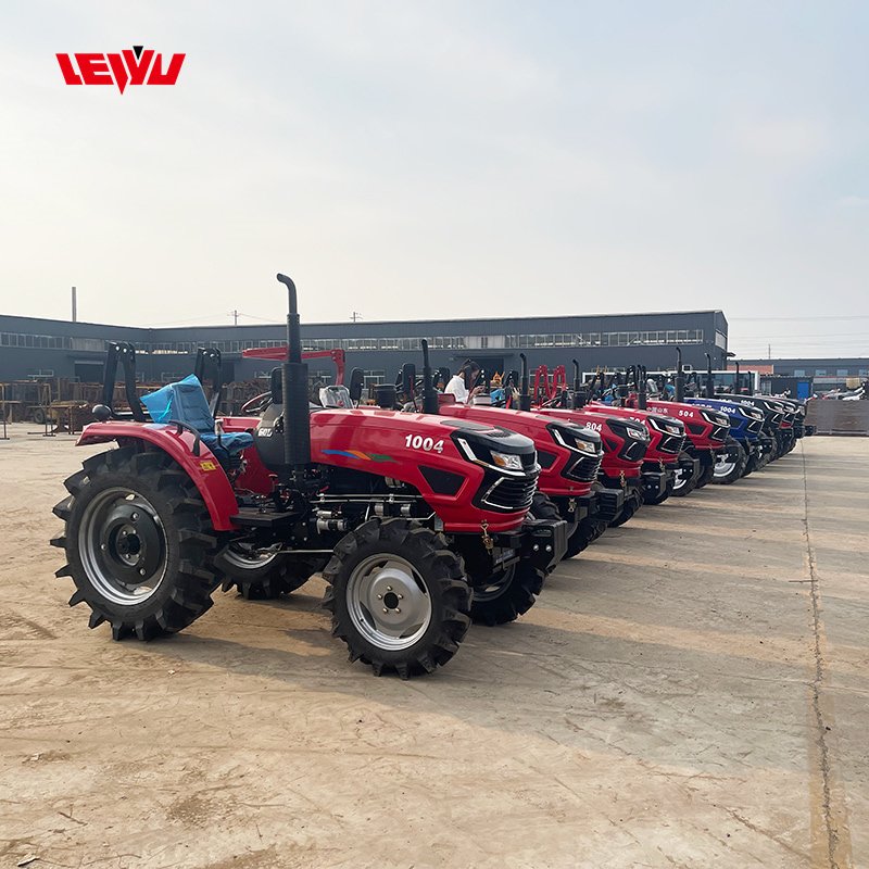 Factory Hot Sale Tractor 70hp 80hp Wheel Tractors for Multifunctional Agricultural Greenhouse