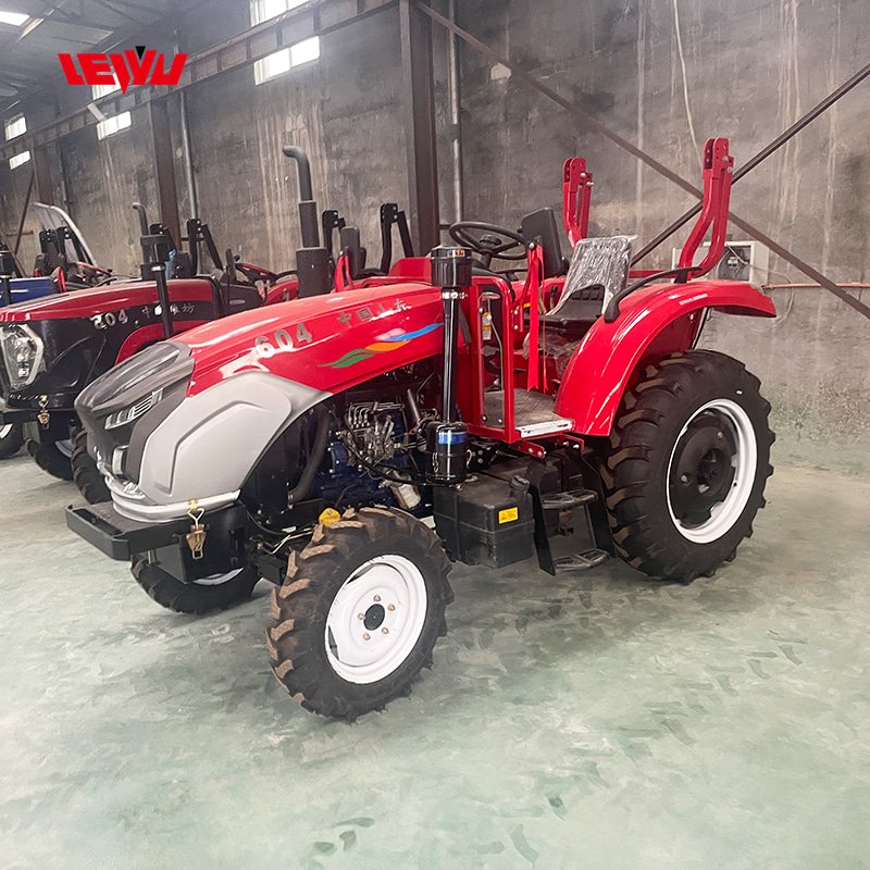 Factory Hot Sale Tractor 70hp 80hp Wheel Tractors for Multifunctional Agricultural Greenhouse