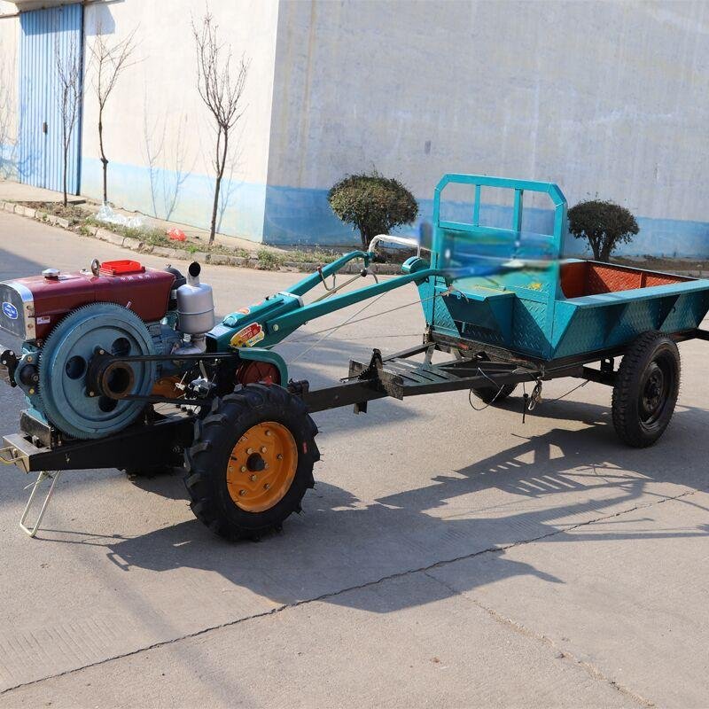 Farm Multi Purpose With Plough Rotavator Corn Wheat Planter Hand Walking Tractors Two Wheels Cultivators Mini Plough Tiller