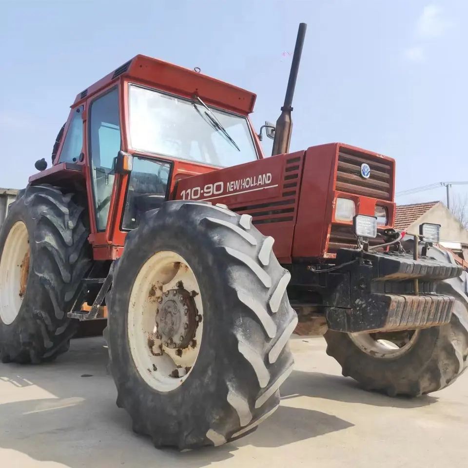 Used Fiatagri Tractors 110-90 110HP 4x4WD Compact Tracteur Agricola Agricultural Machinery & Equipment Kubota Front End Loader