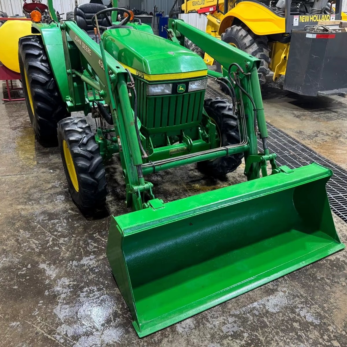 Mini Jhon Deer 430 4WD Small Farm Tractor with Front Loader for Farm Use