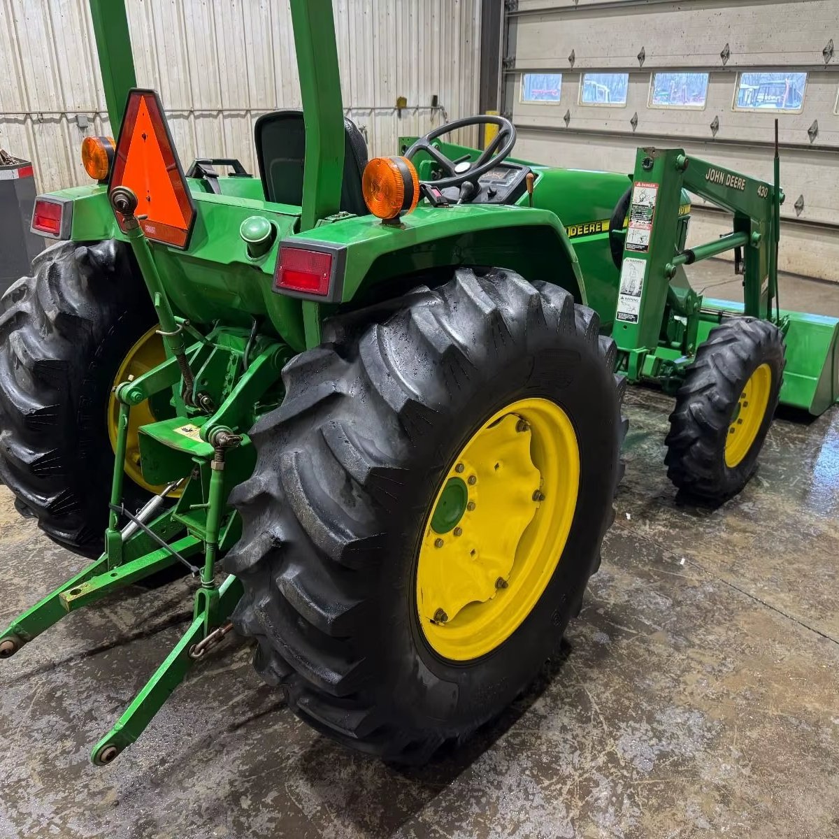 Mini Jhon Deer 430 4WD Small Farm Tractor with Front Loader for Farm Use