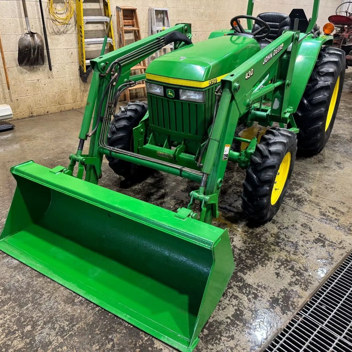 Mini Jhon Deer 430 4WD Small Farm Tractor with Front Loader for Farm Use