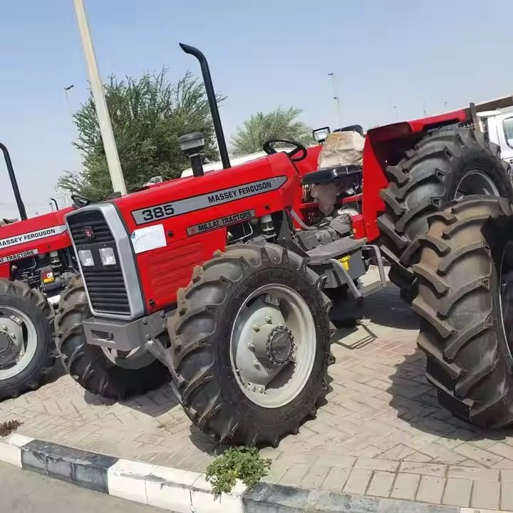 Massey Ferguson 455 MF 385 MF 390 4X4 Kubota Engine Walking Tractor Mini Agricultural Machinery for Farm Use 4WD
