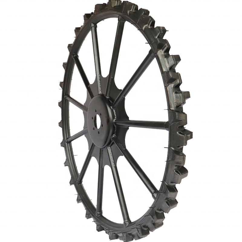YT Factory 1600*120mm 63inch Height Agricultural Solid Rubber Airless Tractor Iron Wheels Slim Tyres Boom Sprayer Solid Tyres