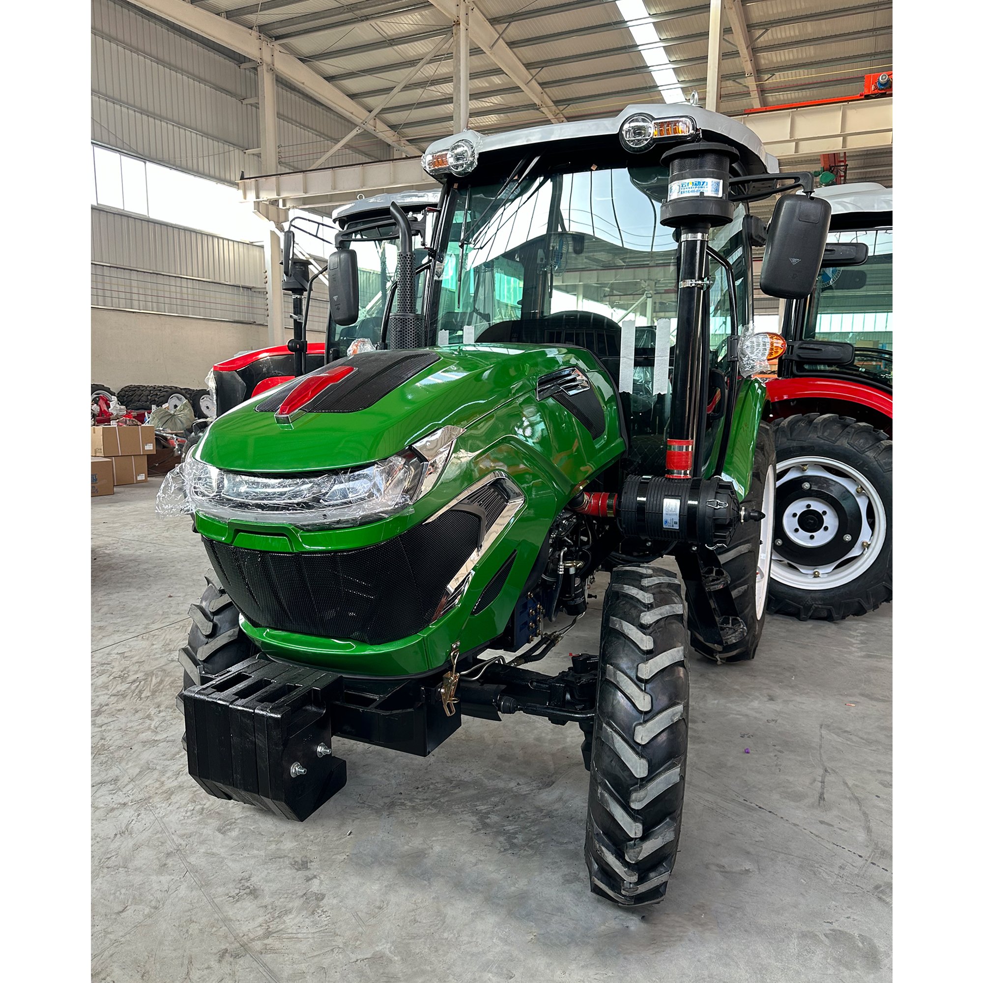 Chinese Farm Tractor All Hydraulic Steering 4*4 Mini Tractor Trucks for Agriculture