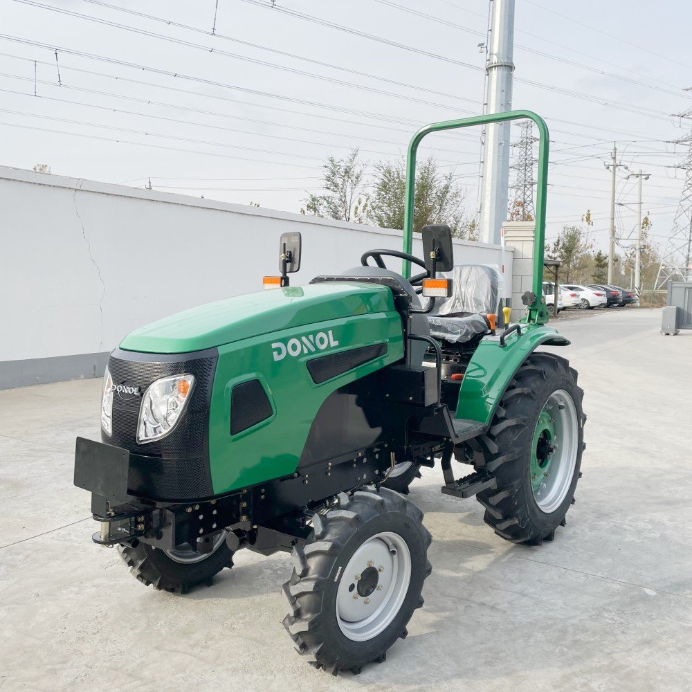 Compact 254ET Mini 4x4 Electric Starter Tractor Small Farm Machine 25HP