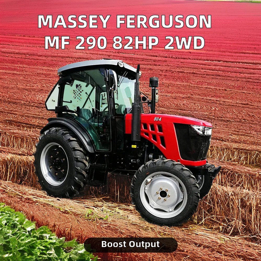 Massey Ferguson MF 290 Two-Wheel Drive Tractor 82HP Mini Walking Tractor Farm Agriculture-Trending Used Condition 4WD Industries