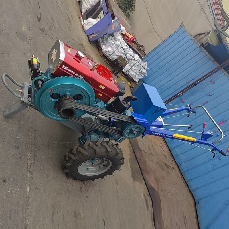 Multifunctional Walking Tractor 12hp 15hp 18hp Diesel Engine 2 Wheel Walk-Behind Agricultural Machinery
