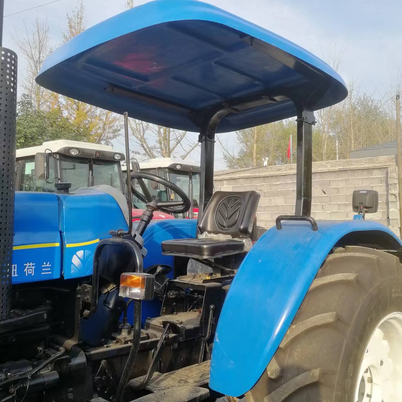 Used/second Hand Farm Wheel Tractors New Holland SNH704 70hp 4x4wd Agricultural Machinery Front End Loader