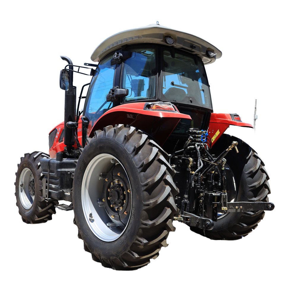 200Hp Wheel Tractor High Power Diesel Model Featuring Pto 850 Rpm and 2600Mm Wheelbase Rear Loader for Agricultural Use