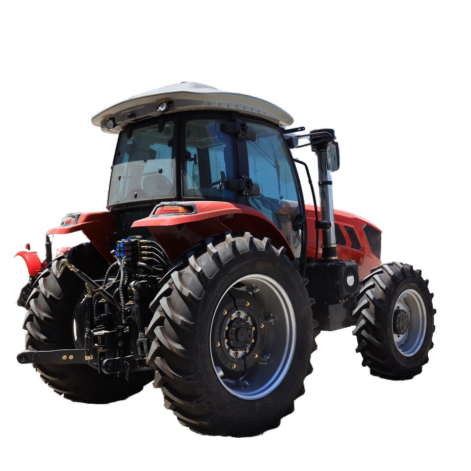 200Hp Wheel Tractor High Power Diesel Model Featuring Pto 850 Rpm and 2600Mm Wheelbase Rear Loader for Agricultural Use