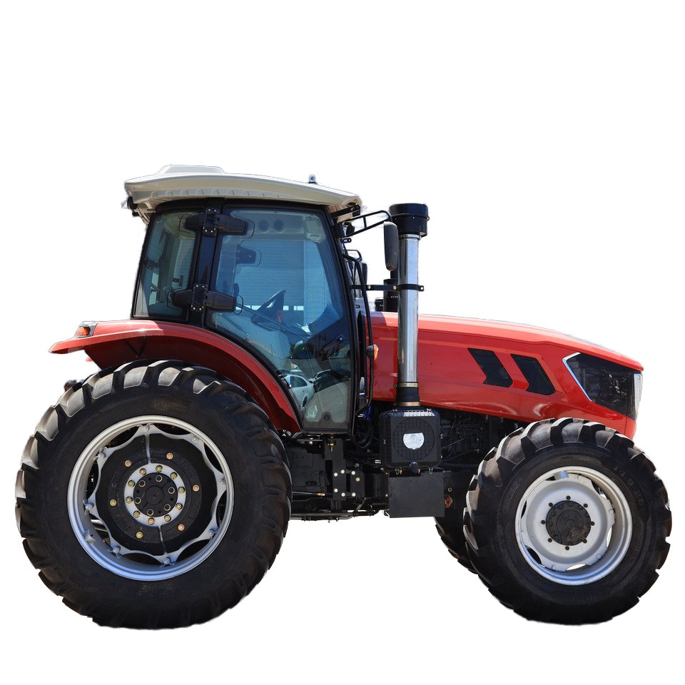 200Hp Wheel Tractor High Power Diesel Model Featuring Pto 850 Rpm and 2600Mm Wheelbase Rear Loader for Agricultural Use
