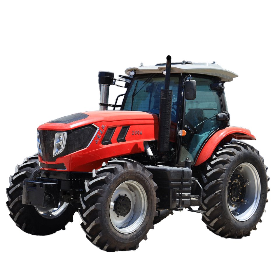 200Hp Wheel Tractor High Power Diesel Model Featuring Pto 850 Rpm and 2600Mm Wheelbase Rear Loader for Agricultural Use