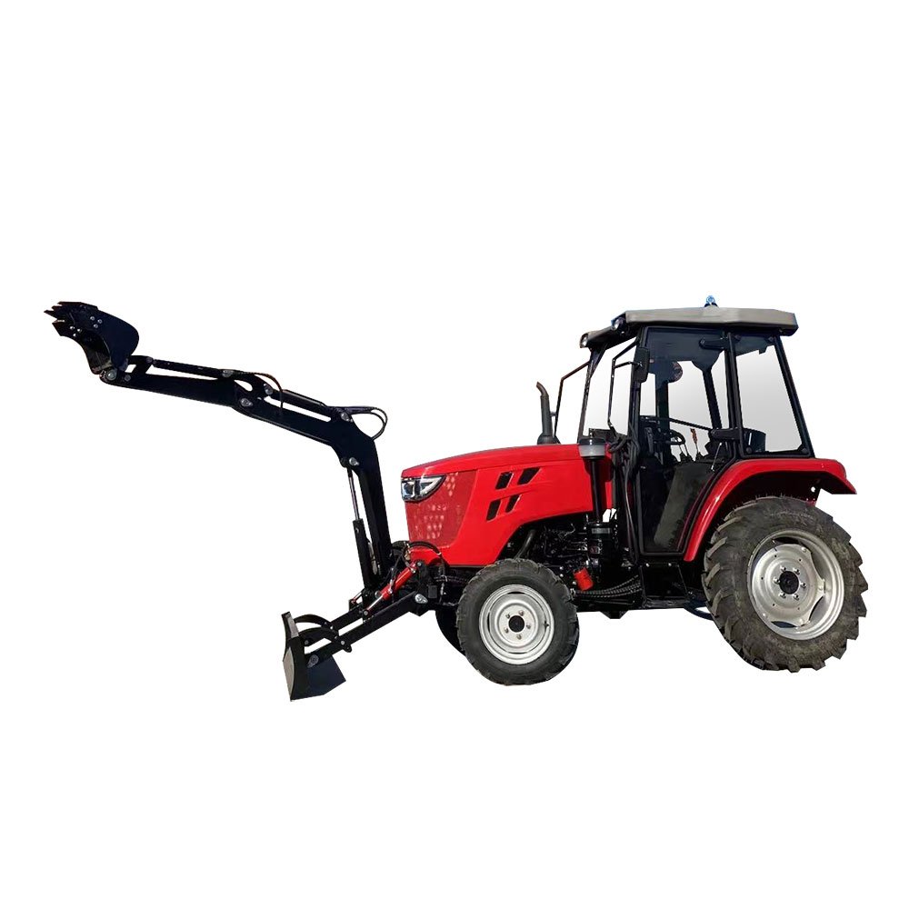 4 Wheel Tractor with Front End Loader Tractors Trucks Agriculture Mini Farm Tractor