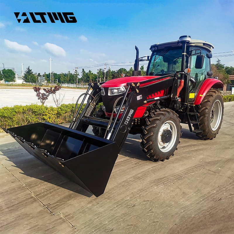 LTMG China Cheap Price Good Quality Agricultural Machinery 120 HP Fram Tractor with Front Loader Attachment