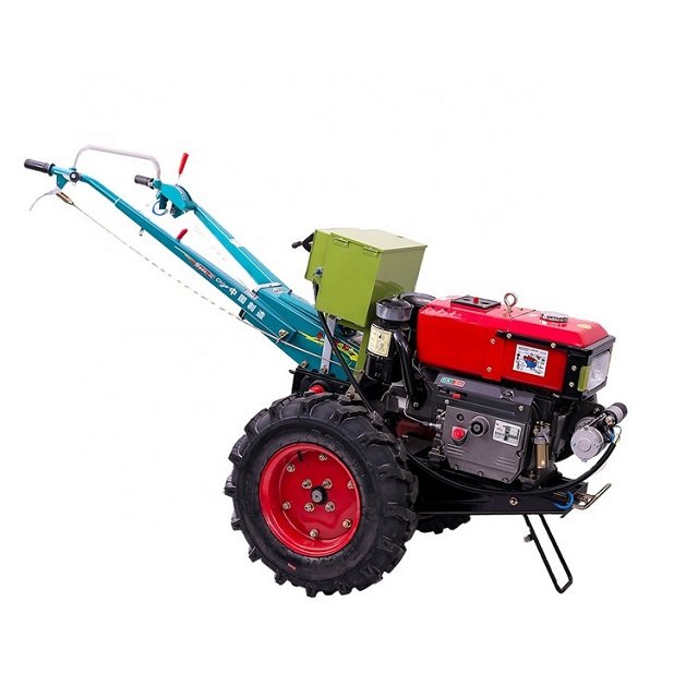 Farm Garden Multipurpose Agriculture Equipment Hand Walk-behind Walking New and Used Mini Small Tractors Two Wheel for Sale