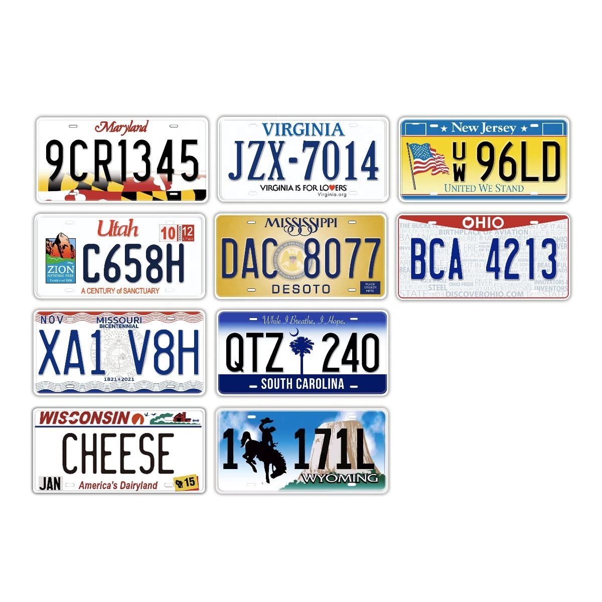 Cheap Motorcycle 3d Embossed Metal Sign Japanese British European Eu State Blank Vehicle Plates Custom Car Number License Plates